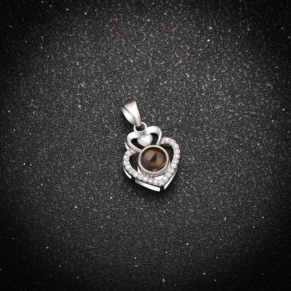 Memory Heart Projection Necklace - Hidden Forever
