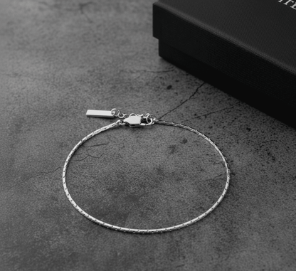 Men's Braided Wire Chain Bracelet - Hidden Forever