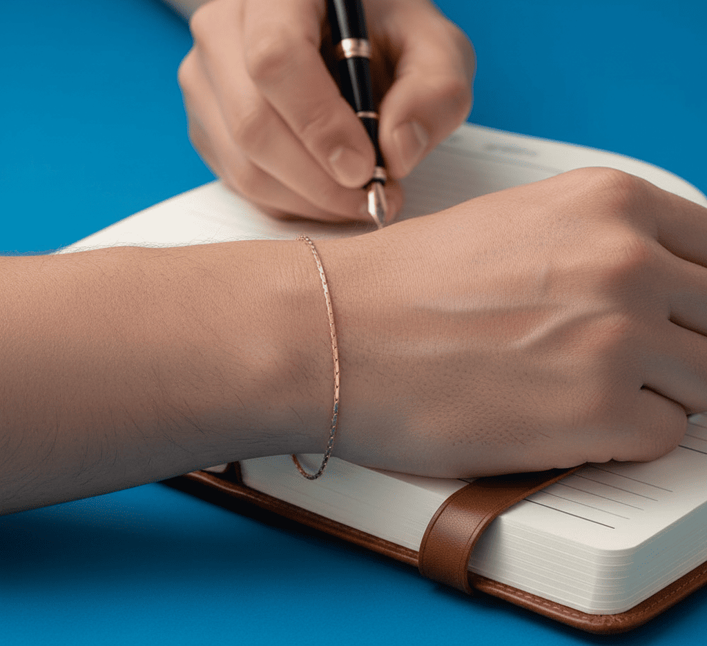 Men's Braided Wire Chain Bracelet - Hidden Forever