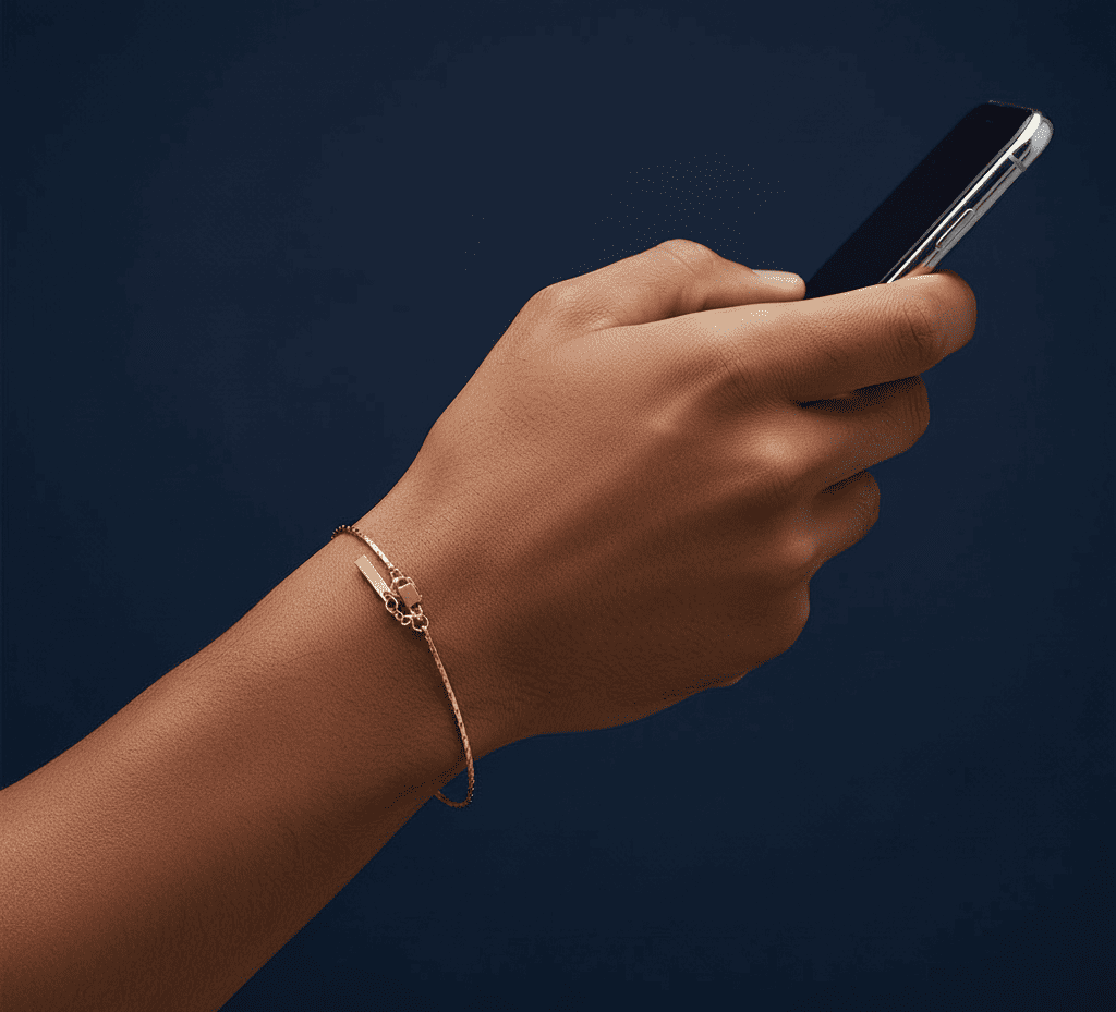 Men's Braided Wire Chain Bracelet - Hidden Forever