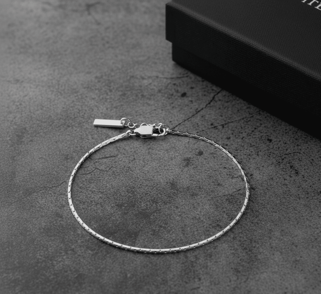 Men's Braided Wire Chain Bracelet - Hidden Forever