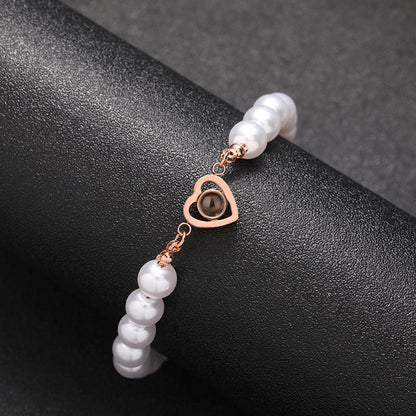 Moonlit Bead Hidden Photo Bracelet - Hidden Forever