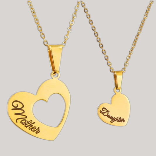 Mother and Daughter Matching Bond Necklace - Hidden Forever
