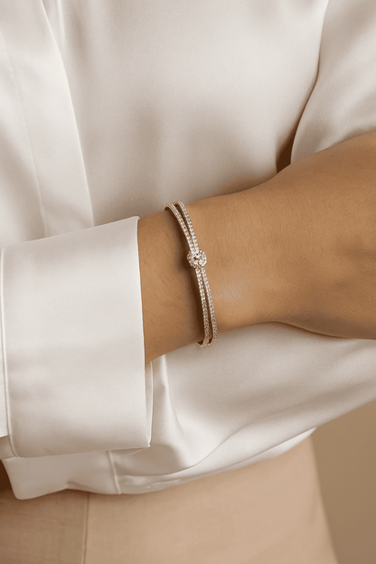 Mother & Daughter Adjustable Fashion Bond Knot Bracelet - Hidden Forever