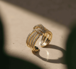 Mother & Daughter Bond Double Band Fashion Ring - Hidden Forever