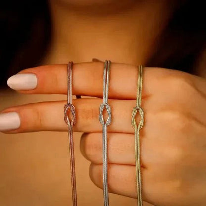 Mother & Daughter Eternal Bond Knot Bracelets - Hidden Forever