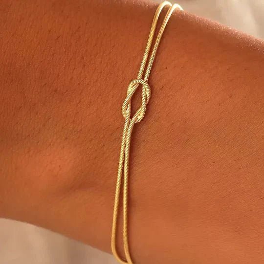 Mother & Daughter Eternal Bond Knot Bracelets - Hidden Forever