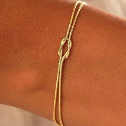 Mother & Daughter Eternal Bond Knot Bracelets - Hidden Forever
