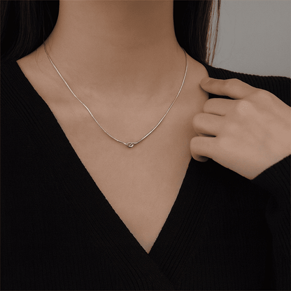Mother & Daughter Eternal Bond Knot Necklaces - Hidden Forever