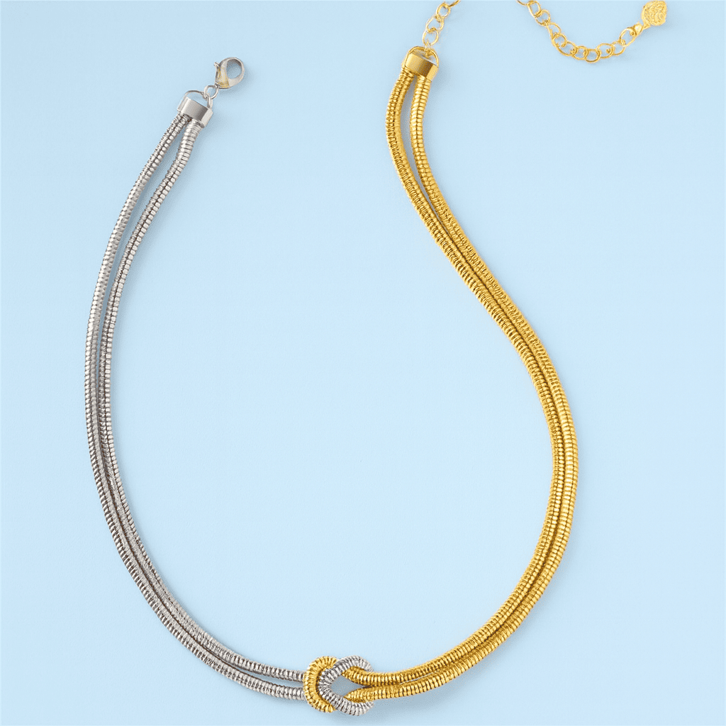 Mother & Daughter Eternal Bond Knot Necklaces - Hidden Forever