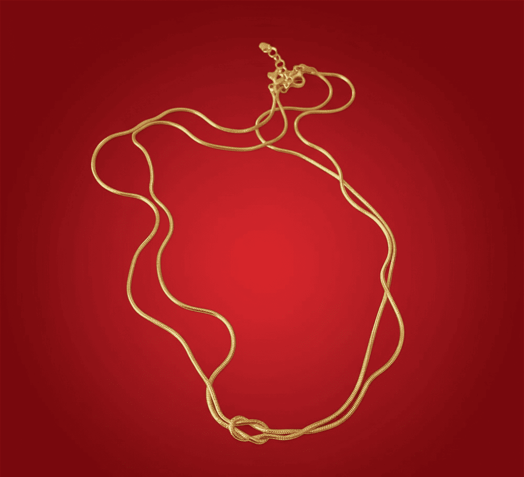 Mother & Daughter Eternal Bond Knot Necklaces - Hidden Forever