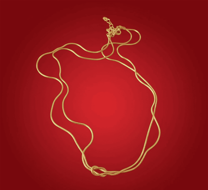 Mother & Daughter Eternal Bond Knot Necklaces - Hidden Forever