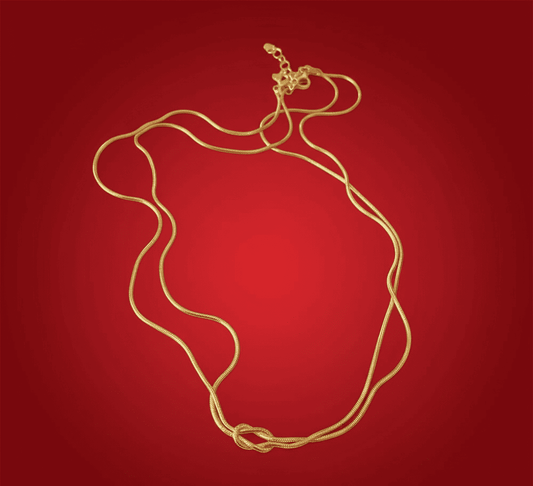 Mother & Daughter Eternal Bond Knot Necklaces - Hidden Forever