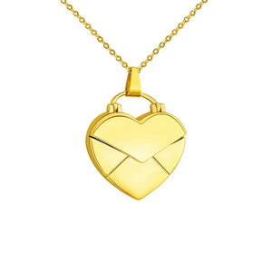 Mother & Daughter Hidden Photo Heart Locket Necklace - Hidden Forever