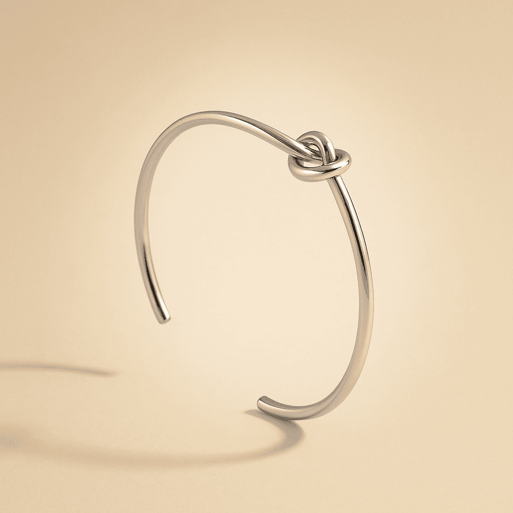 Mother & Daughter Infinity Knot Bracelet Bangle - Hidden Forever