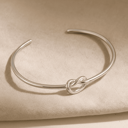 Mother & Daughter Infinity Knot Bracelet Bangle - Hidden Forever