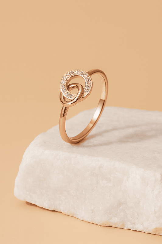 Mother & Daughter Interlink Bond Ring - Hidden Forever