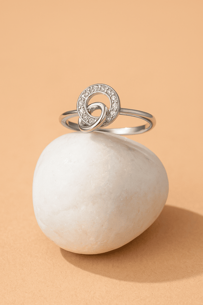 Mother & Daughter Interlink Bond Ring - Hidden Forever