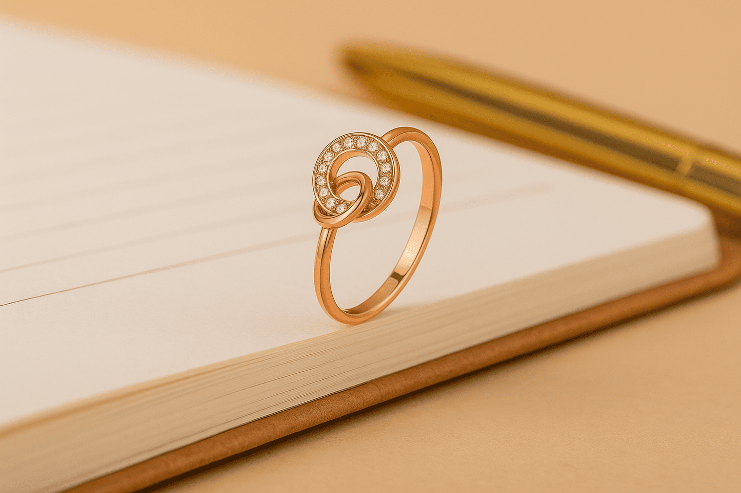 Mother & Daughter Interlink Bond Ring - Hidden Forever