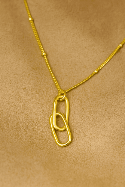 Mother & Daughter Linked Pendant Necklace - Hidden Forever