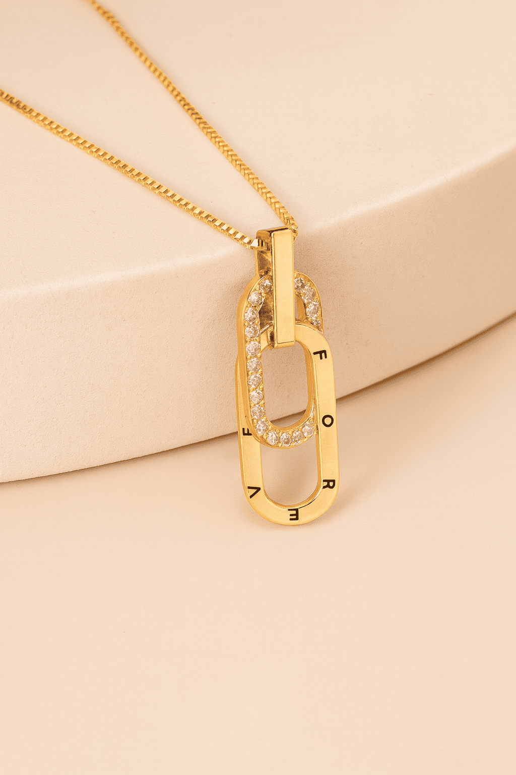 Mother & Daughter Linked Together Forever Necklace - Hidden Forever