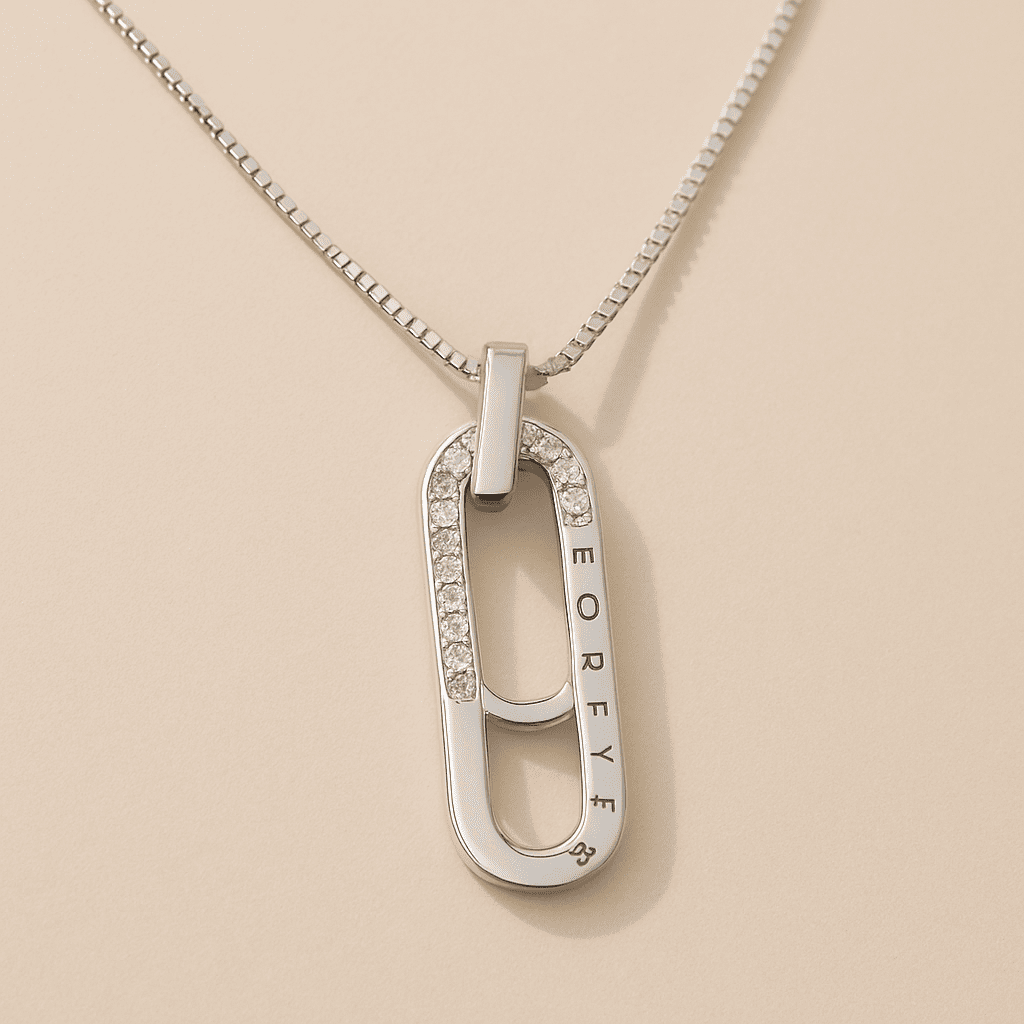 Mother & Daughter Linked Together Forever Necklace - Hidden Forever