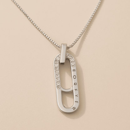 Mother & Daughter Linked Together Forever Necklace - Hidden Forever