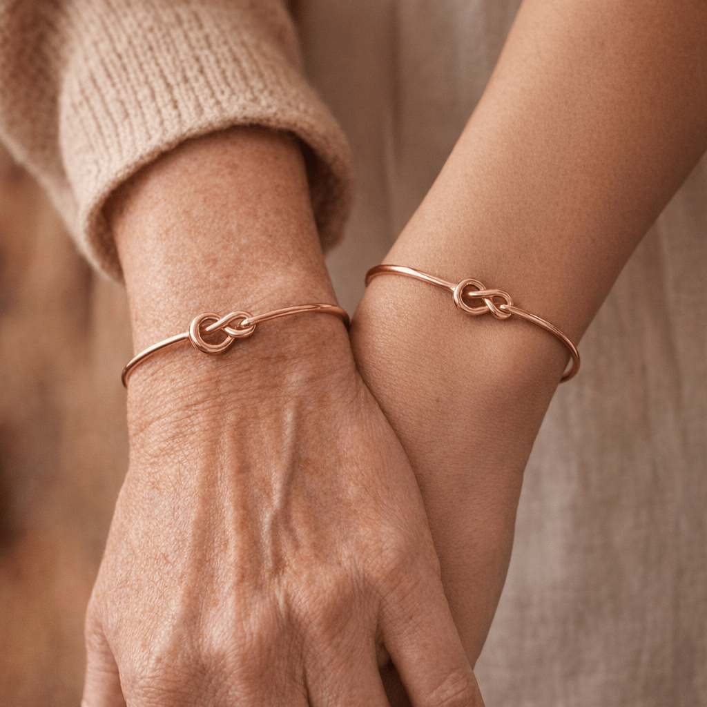 Mother - in - Law & Daughter - in - Law Bond Knot Bracelets - Hidden Forever