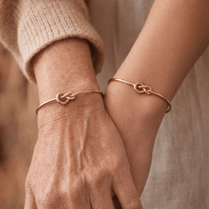 Mother - in - Law & Daughter - in - Law Bond Knot Bracelets - Hidden Forever