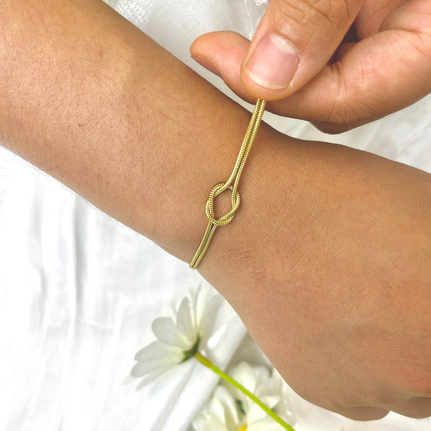 Mother & Son Bond Knot Bracelets - Hidden Forever