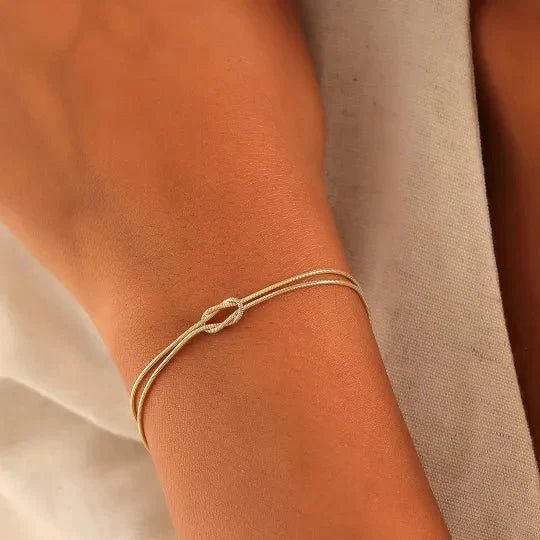 Mother & Son Bond Knot Bracelets - Hidden Forever