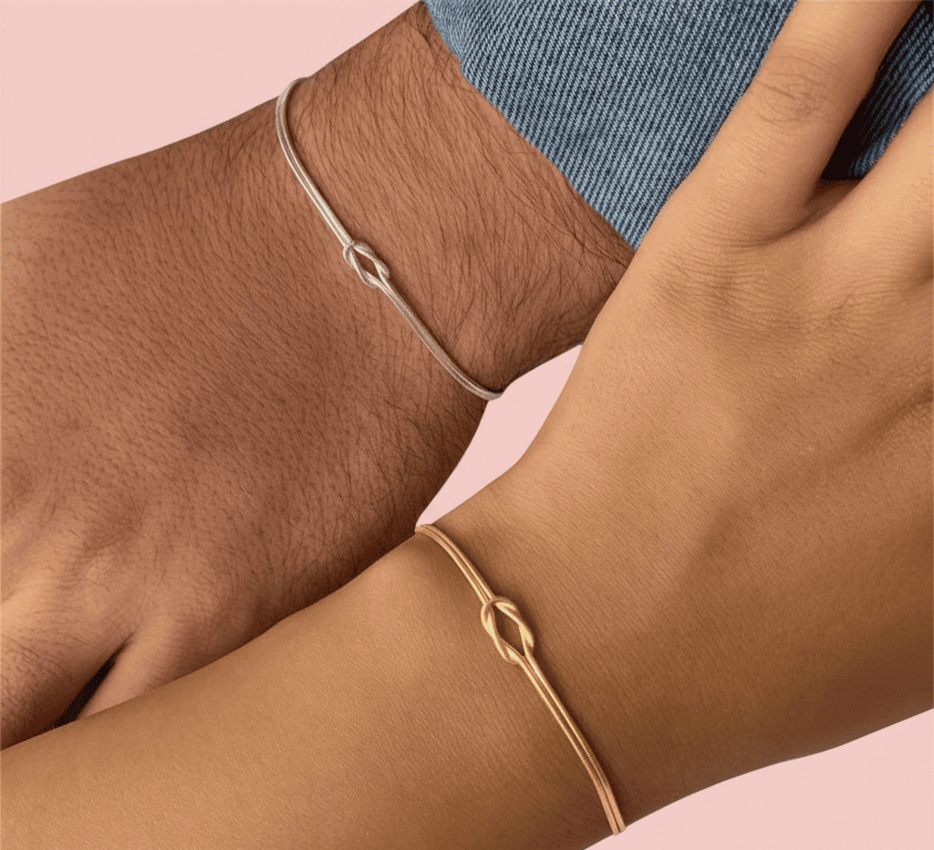 Mother & Son Bond Knot Bracelets - Hidden Forever