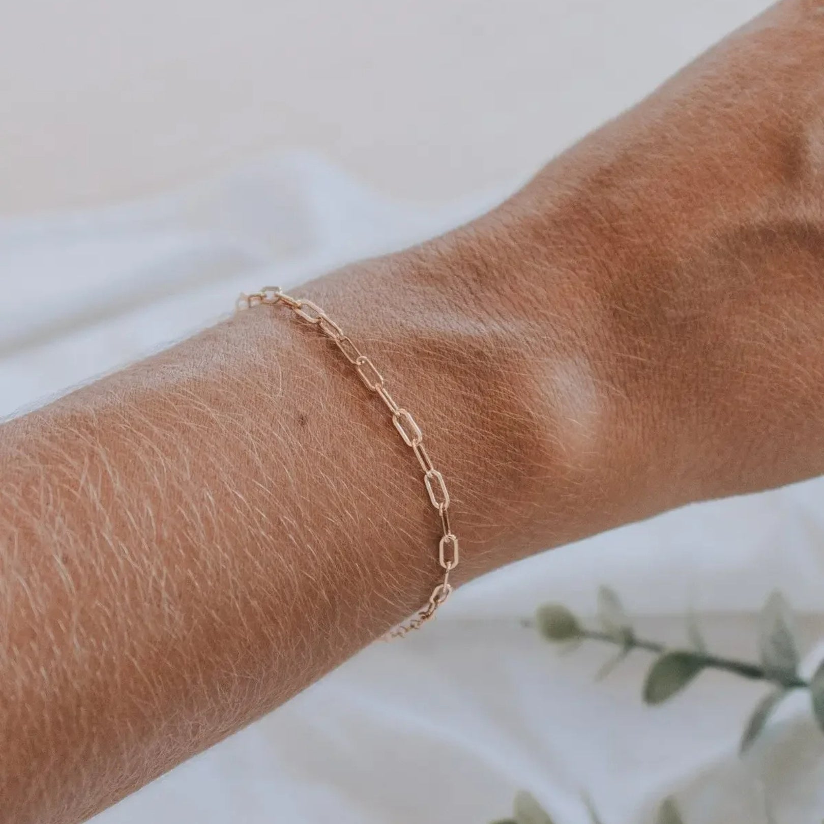 Paper Clip Chain Bracelet - Hidden Forever