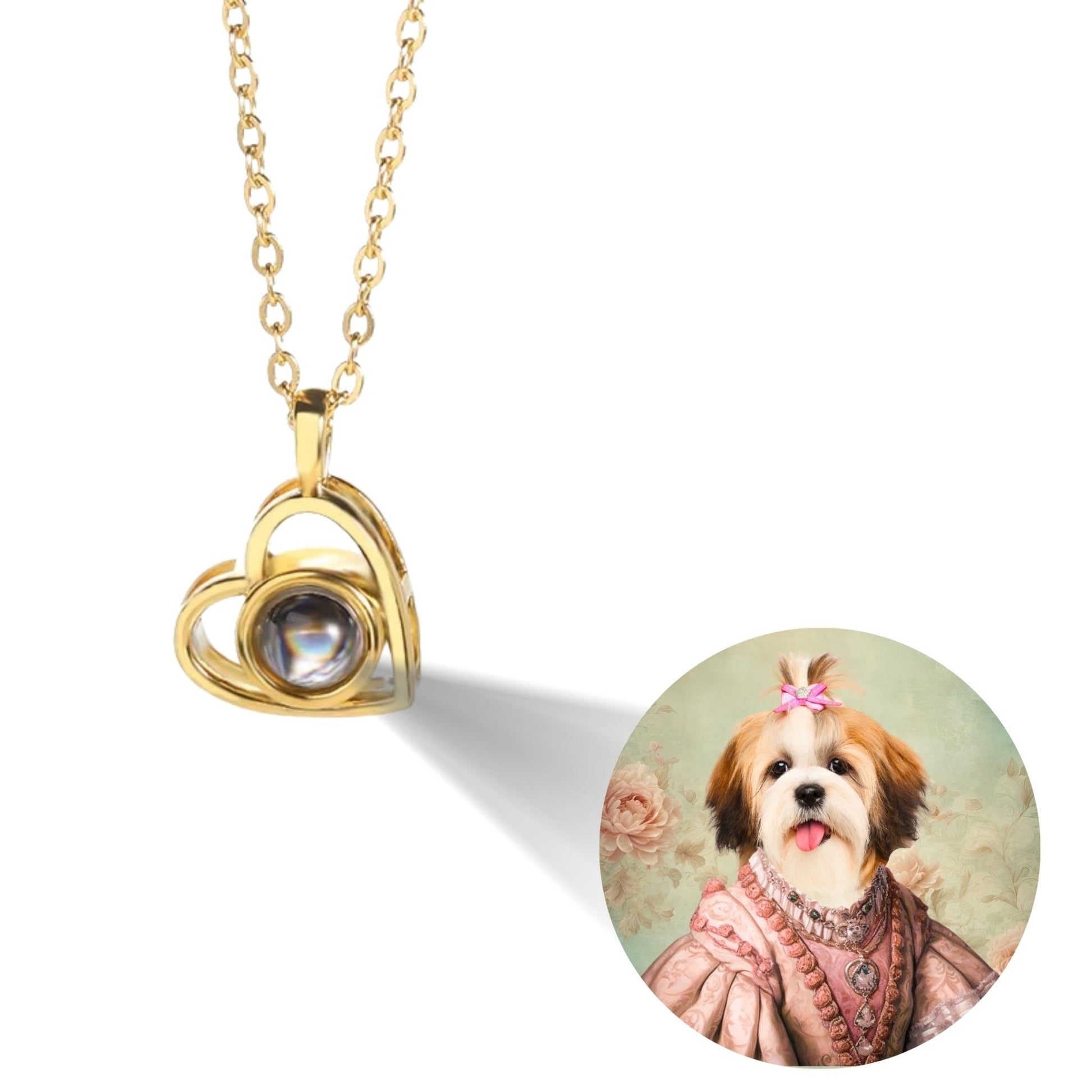 Personalized Your Pet Photo Projection Jewelry - Hidden Forever