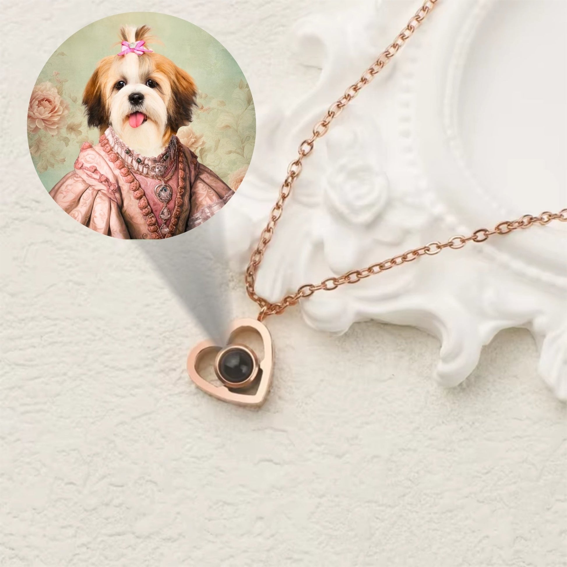 Personalized Your Pet Photo Projection Jewelry - Hidden Forever