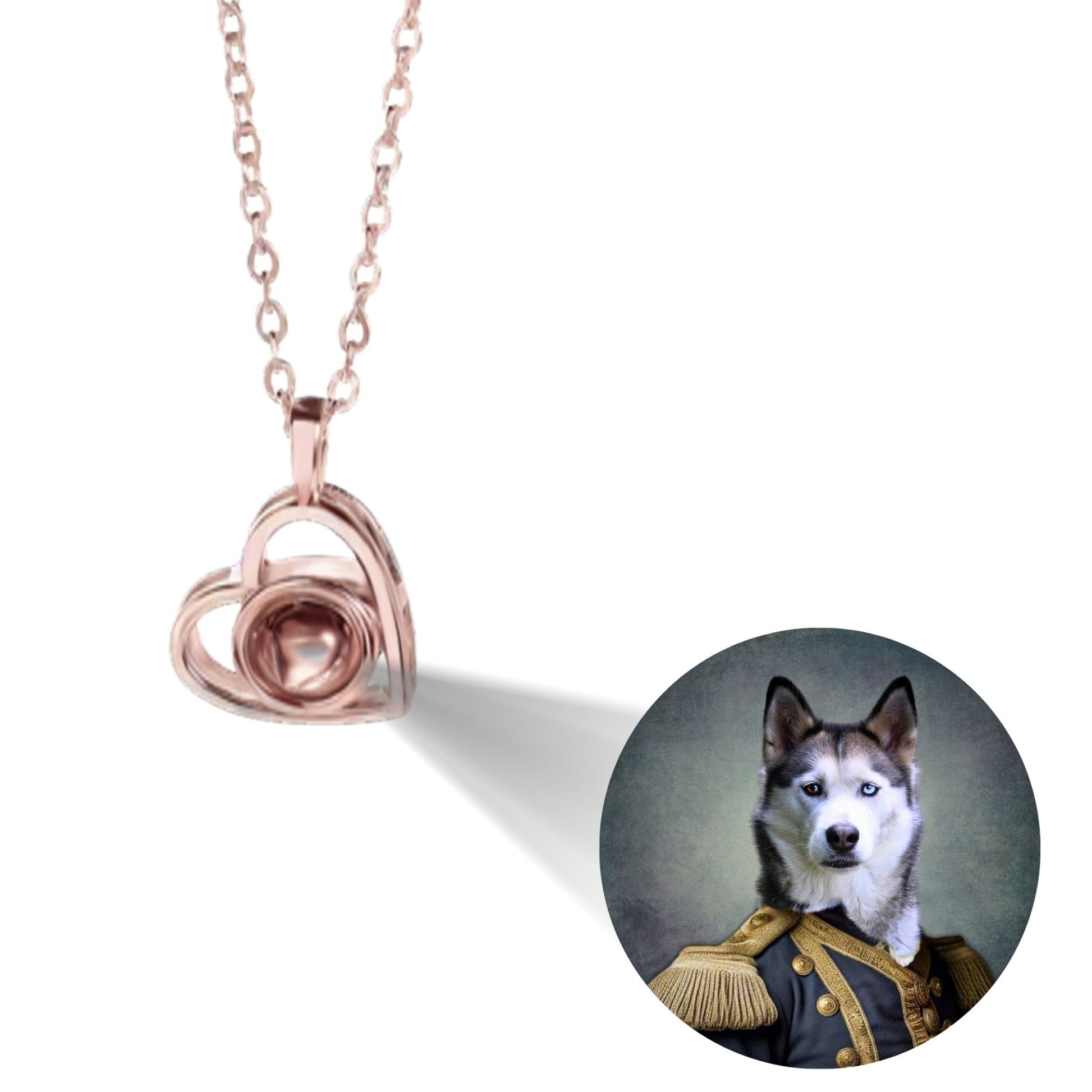 Personalized Your Pet Photo Projection Jewelry - Hidden Forever