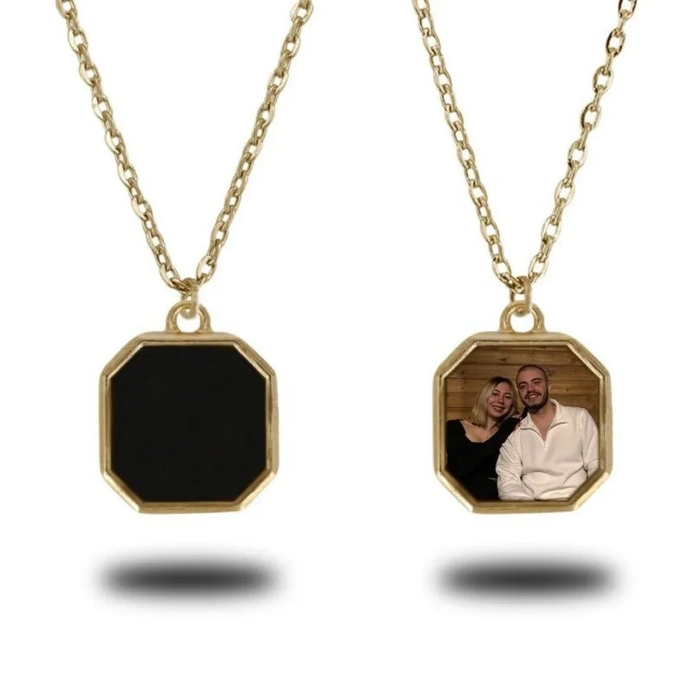 Photo Necklace with Heat Activated Hidden Picture - Hidden Forever