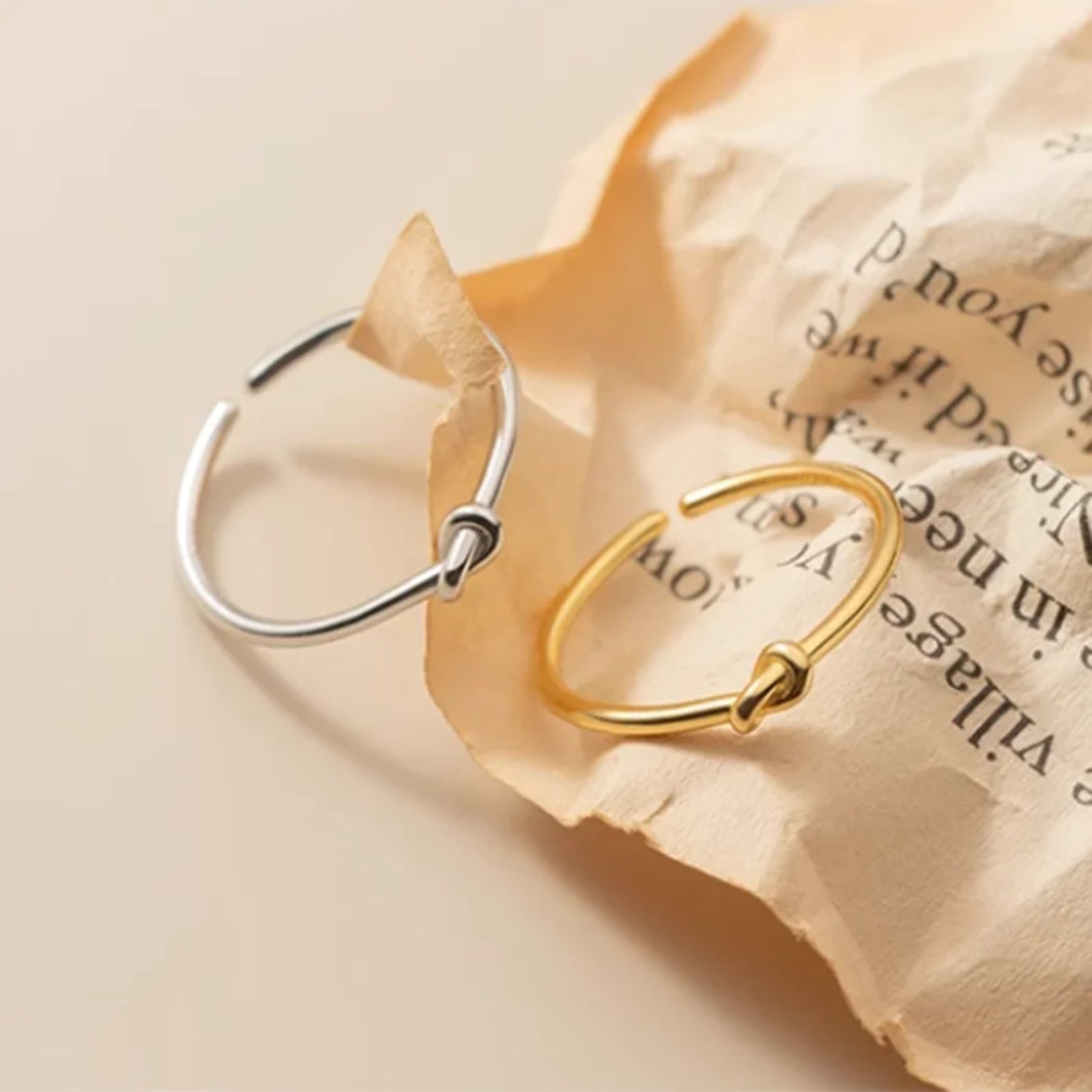 Promise Knot Ring - Hidden Forever