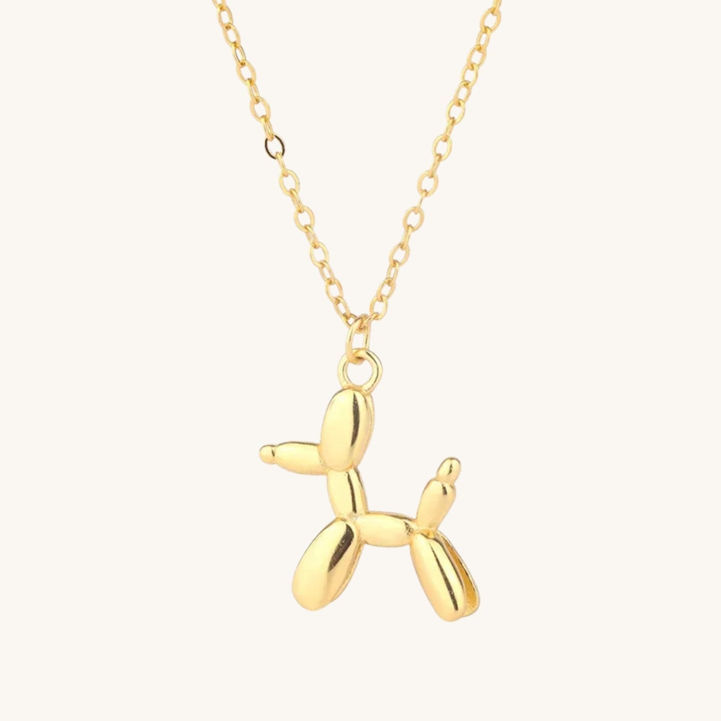 Puppy Balloon Twist Charm Necklace - Hidden Forever