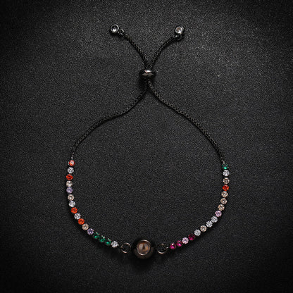 Rainbow Gleam Hidden Photo Bracelet - Hidden Forever