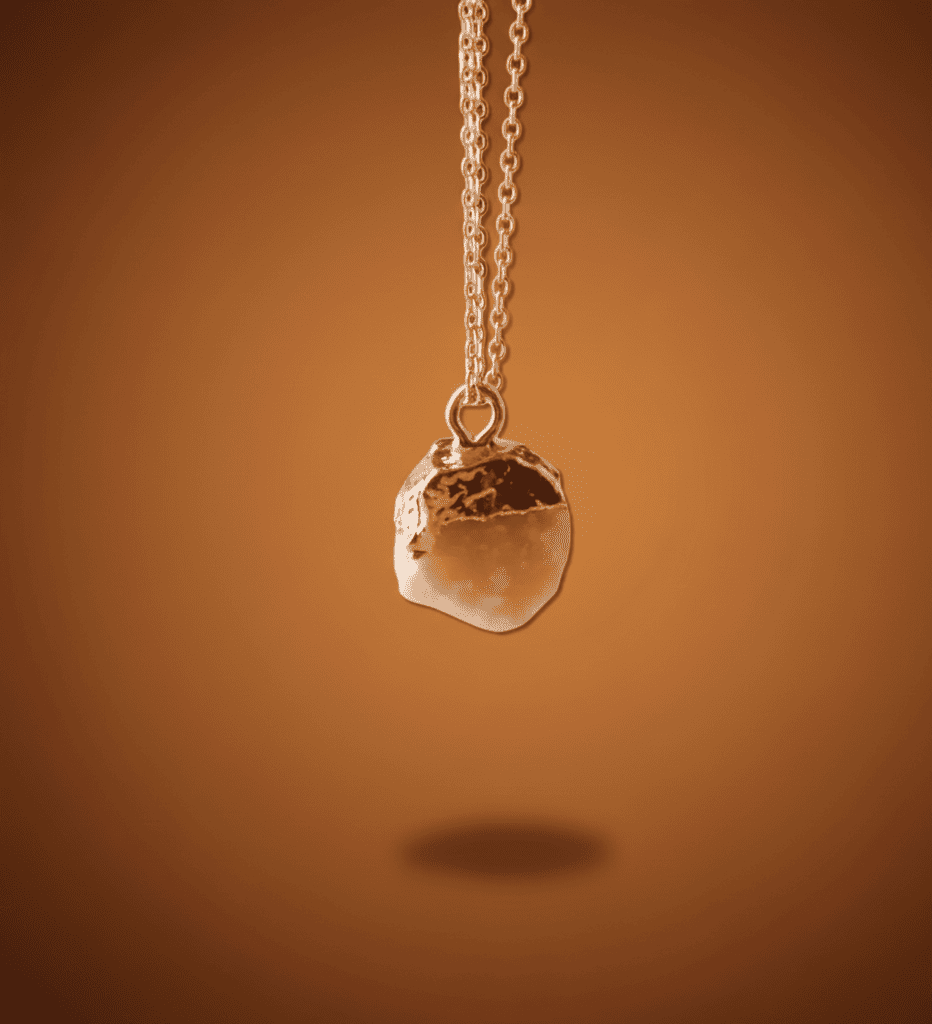 Raw Cut Lucky Charm Gemstone Necklace - Hidden Forever