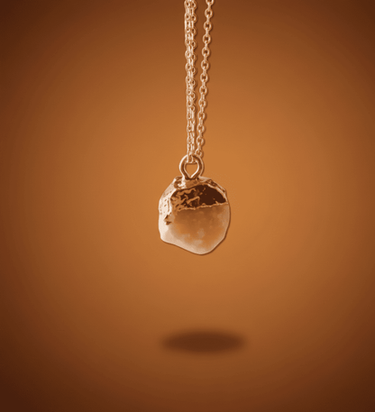 Raw Cut Lucky Charm Gemstone Necklace - Hidden Forever