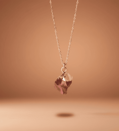 Raw Cut Lucky Charm Gemstone Necklace - Hidden Forever