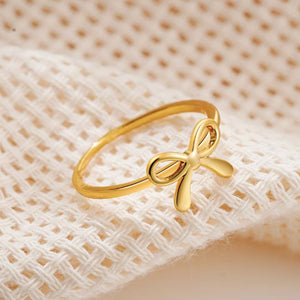Ribbon Knot Ring - Hidden Forever
