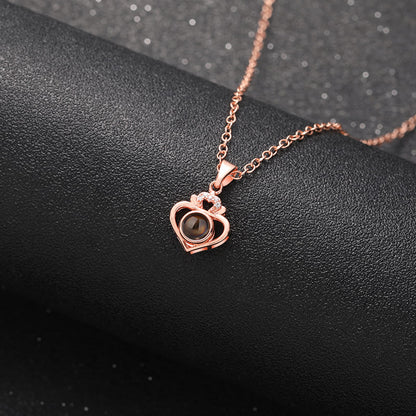 Royal Love Keepsake Projection Necklace - Hidden Forever