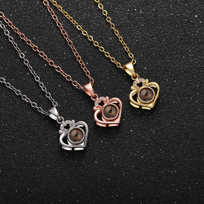Royal Love Keepsake Projection Necklace - Hidden Forever