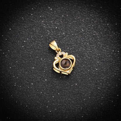 Royal Love Keepsake Projection Necklace - Hidden Forever