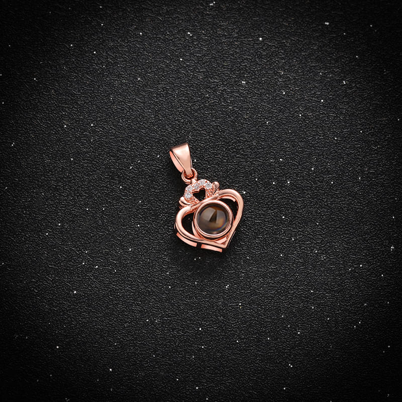 Royal Love Keepsake Projection Necklace - Hidden Forever