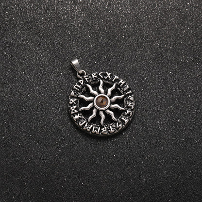 Runic Sun Projection Necklace - Hidden Forever