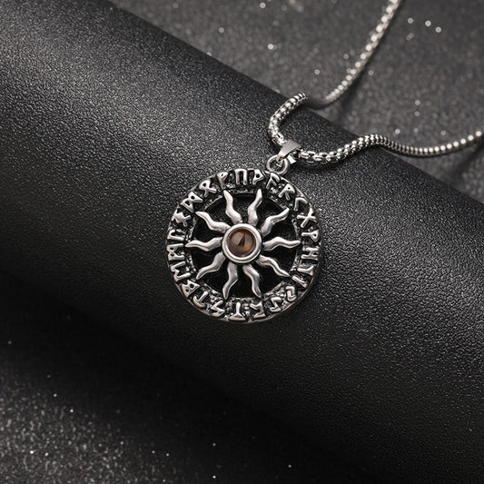 Runic Sun Projection Necklace - Hidden Forever